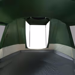 vidaXL Camping Tent Tunnel 4-Person Lightweight Tent Dome Tent Waterproof - green - Additional view 9
