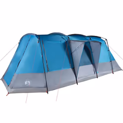 vidaXL Camping Tent Tunnel 4-Person Lightweight Tent Dome Tent Waterproof - blue - Additional view 4