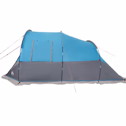 vidaXL Camping Tent Tunnel 4-Person Lightweight Dome Tent Green Waterproof - blue - Additional view 7