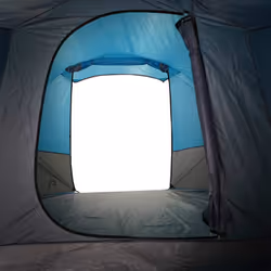 vidaXL Camping Tent Tunnel 4-Person Lightweight Dome Tent Green Waterproof - blue - Additional view 9