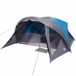 vidaXL Family Tent Cabin 6-Person Camping Tent Lightweight Tent Waterproof - blue
