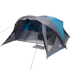 vidaXL Family Tent Cabin 6-Person Camping Tent Lightweight Tent Waterproof - blue