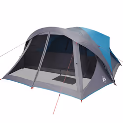 vidaXL Family Tent Cabin 6-Person Camping Tent Lightweight Tent Waterproof - blue - Additional view 4