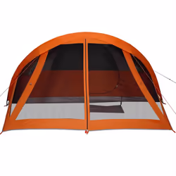 vidaXL Family Tent Cabin 6-Person Camping Tent Lightweight Tent Waterproof - grey and orange - Additional view 6