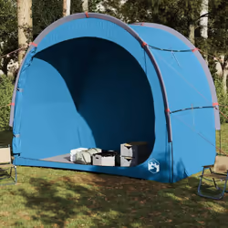 vidaXL Storage Tent Lightweight Tent Camping Utility Tent Blue Waterproof