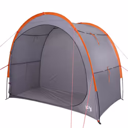 vidaXL Storage Tent Lightweight Tent Utility Tent Grey and Orange Waterproof - Additional view 4