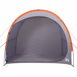vidaXL Storage Tent Lightweight Tent Utility Tent Grey and Orange Waterproof - Additional view 6