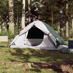 vidaXL Camping Tent Dome 4-Person Lightweight Tent Dome Tent Green Waterproof