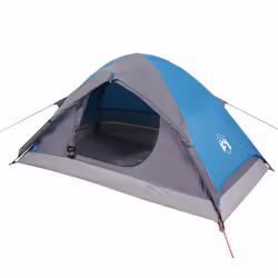 vidaXL Camping Tent Dome 4-Person Lightweight Tent Dome Tent Blue Waterproof - Additional view 4