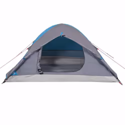 vidaXL Camping Tent Dome 4-Person Lightweight Tent Dome Tent Blue Waterproof - Additional view 6