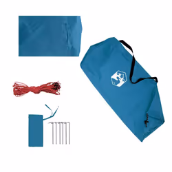vidaXL Camping Tarp Outdoor Patio Tarpaulin Shelter Sunshade Blue Waterproof - Additional view 6