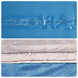 vidaXL Camping Tarp Outdoor Patio Tarpaulin Shelter Sunshade Blue Waterproof - Additional view 7