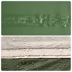 vidaXL Camping Tarp Outdoor Patio Tarpaulin Shelter Sunshade Green Waterproof - Additional view 8