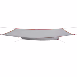 vidaXL Camping Tarp Tarpaulin Shelter Sunshade Grey and Orange Waterproof