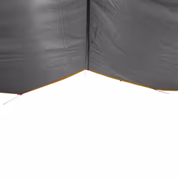 vidaXL Camping Tarp Tarpaulin Shelter Sunshade Grey and Orange Waterproof - Additional view 4