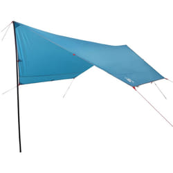 vidaXL Camping Tarp Tarpaulin Shelter Outdoor Sunshade Tent Tarp Waterproof - blue, taffeta