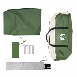 vidaXL Camping Tarp Tarpaulin Shelter Outdoor Sunshade Tent Tarp Waterproof - green, oxford - Additional view 7