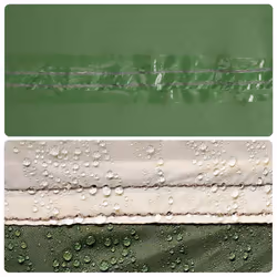 vidaXL Camping Tarp Tarpaulin Shelter Outdoor Sunshade Tent Tarp Waterproof - green, oxford - Additional view 8
