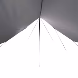 vidaXL Camping Tarp Outdoor Patio Tarpaulin Shelter Sunshade Green Waterproof - grey and orange, taffeta - Additional view 4