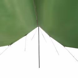 vidaXL Camping Tarp Outdoor Patio Tarpaulin Shelter Sunshade Green Waterproof - green, oxford - Additional view 4