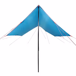 vidaXL Camping Tarp Outdoor Patio Tarpaulin Shelter Sunshade Green Waterproof - blue, oxford - Additional view 2