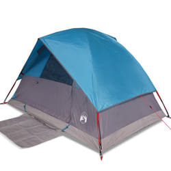 vidaXL Camping Tent Dome 2-Person Lightweight Tent Dome Tent Blue Waterproof - Blue, 215 x 150 x 127 cm