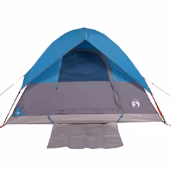 vidaXL Camping Tent Dome 2-Person Lightweight Tent Dome Tent Blue Waterproof - Blue, 215 x 150 x 127 cm - Additional view 5