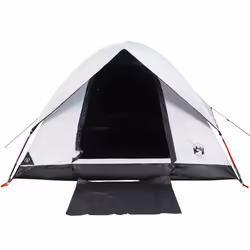 vidaXL Family Tent Dome 6-Person Dome Tent White Blackout Fabric Waterproof - white blackout, 2-person - Additional view 6