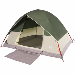 vidaXL Camping Tent Dome 2-Person Lightweight Tent Dome Tent Blue Waterproof - Green, 213 x 213 x 132 cm - Additional view 4
