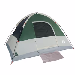 vidaXL Camping Tent Dome 2-Person Lightweight Tent Dome Tent Blue Waterproof - Green, 213 x 213 x 132 cm - Additional view 5