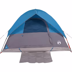 vidaXL Camping Tent Dome 2-Person Lightweight Tent Dome Tent Blue Waterproof - Blue, 213 x 213 x 132 cm - Additional view 7