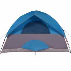 vidaXL Camping Tent Dome 2-Person Lightweight Tent Dome Tent Blue Waterproof - Blue, 213 x 213 x 132 cm - Additional view 9