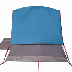 vidaXL Family Tent Dome 6-Person Dome Tent White Blackout Fabric Waterproof - blue, 4-person - Additional view 8
