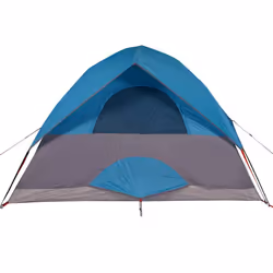 vidaXL Family Tent Dome 6-Person Dome Tent White Blackout Fabric Waterproof - blue, 4-person - Additional view 9