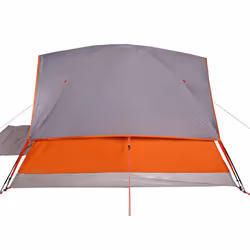 vidaXL Camping Tent Dome 2-Person Lightweight Tent Dome Tent Blue Waterproof - Grey and orange, 305 x 305 x 183 cm - Additional view 7