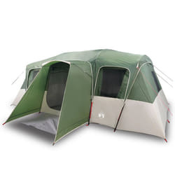 vidaXL Family Tent Tunnel 16-Person Lightweight Tent Dome Tent Waterproof - green