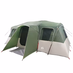 vidaXL Family Tent Tunnel 16-Person Lightweight Tent Dome Tent Waterproof - green - Additional view 4