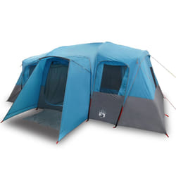 vidaXL Family Tent Tunnel 16-Person Lightweight Tent Dome Tent Waterproof - blue