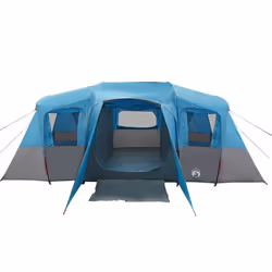 vidaXL Family Tent Tunnel 16-Person Lightweight Tent Dome Tent Waterproof - blue - Additional view 6