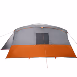 vidaXL Family Tent Tunnel 16-Person Lightweight Tent Dome Tent Waterproof - grey - Additional view 7