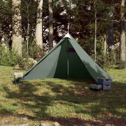 vidaXL Family Tent Tipi 7-Person Outdoor Lightweight Camping Tent Waterproof - Green