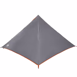 vidaXL Family Tent Tipi 7-Person Outdoor Lightweight Camping Tent Waterproof - Grey and orange - Additional view 7