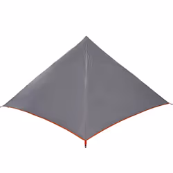 vidaXL Family Tent Tipi 7-Person Outdoor Lightweight Camping Tent Waterproof - Grey and orange - Additional view 8