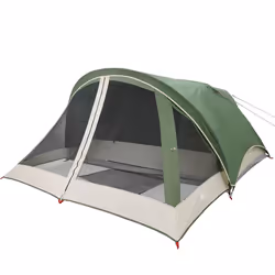vidaXL Camping Tent Cabin 4-Person Lightweight Tent Patio Dome Tent Waterproof - green - Additional view 4