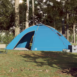 vidaXL Camping Tent 8-Person Lightweight Tent Outdoor Dome Tent Waterproof - Blue