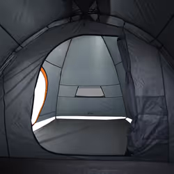 vidaXL Camping Tent 8-Person Lightweight Tent Outdoor Dome Tent Waterproof - Grey and orange - Additional view 9