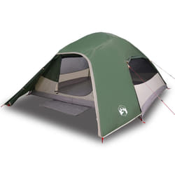 vidaXL Family Tent Dome 6-Person Lightweight Tent Camping Tent Waterproof - green, 4-person