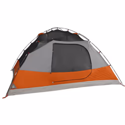 vidaXL Family Tent Dome 6-Person Lightweight Tent Camping Tent Waterproof - grey and orange, 4-person - Additional view 7