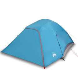 vidaXL Family Tent Dome 6-Person Lightweight Tent Camping Tent Waterproof - blue, 6-person