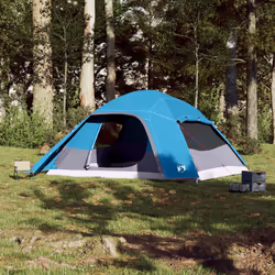 vidaXL Family Tent Dome 6-Person Lightweight Tent Camping Tent Waterproof - blue, 6-person - Additional view 2